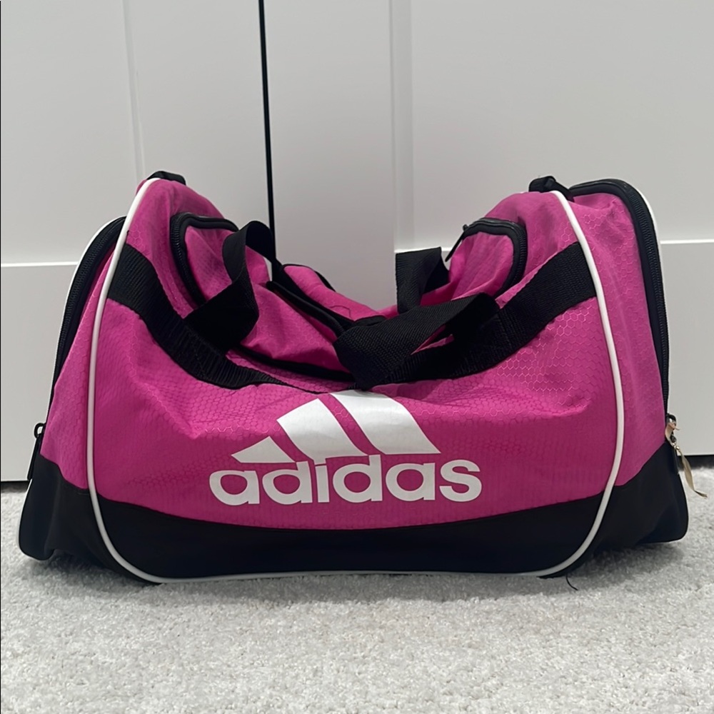 Adidas Fuchsia and Black Sports Bag